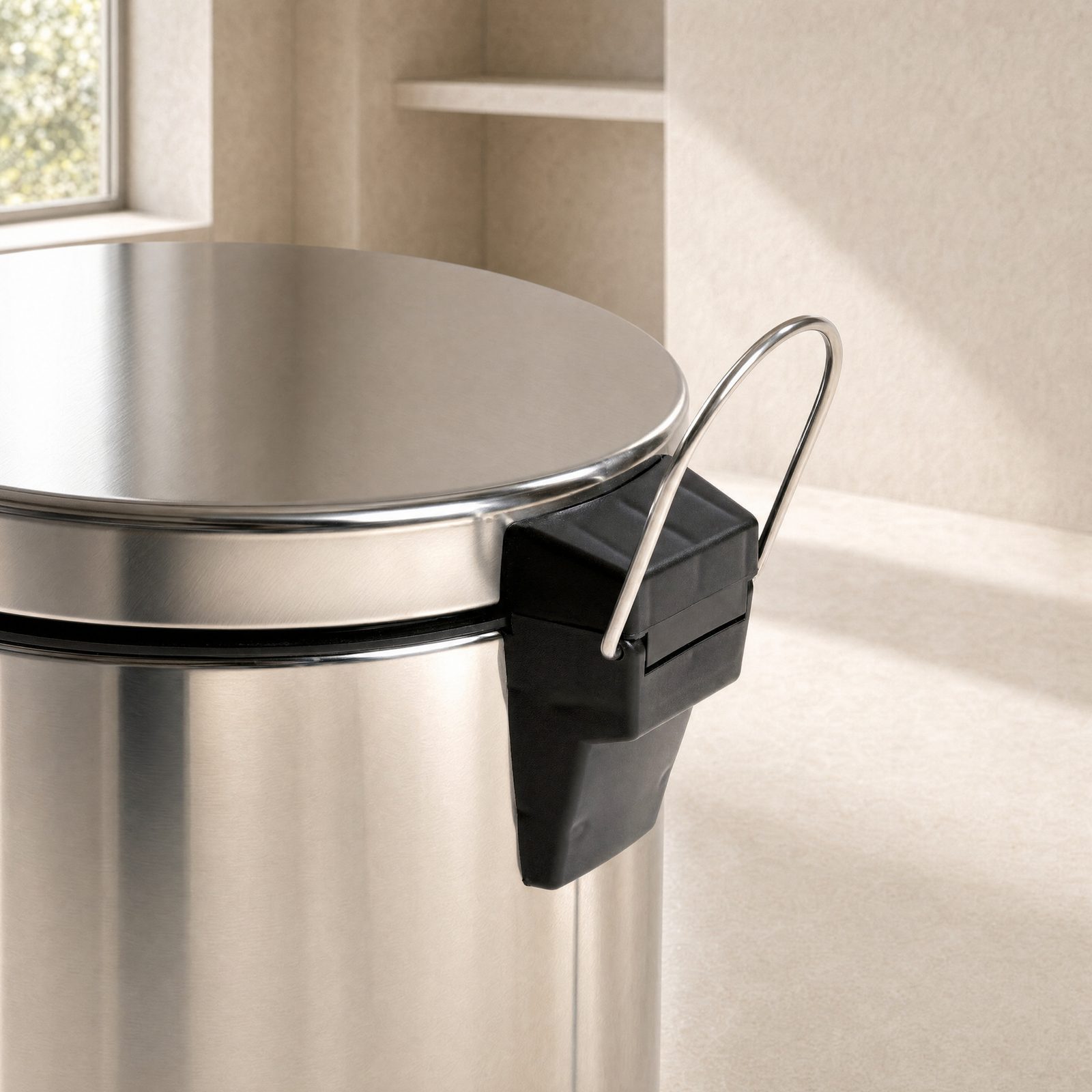 Inox Pedal Bin vista 2