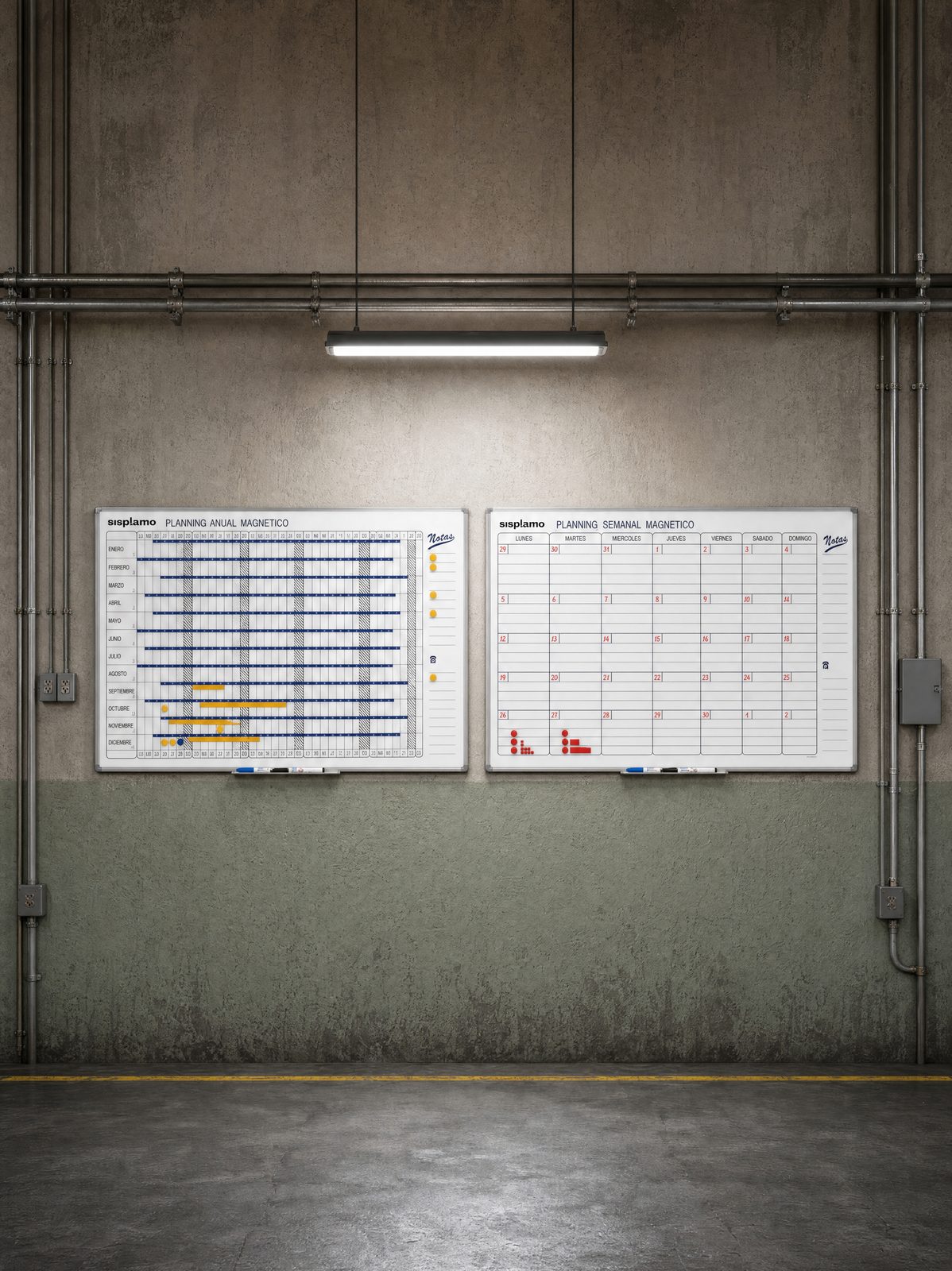Planning Board — pizarra Sisplamo Barcelona