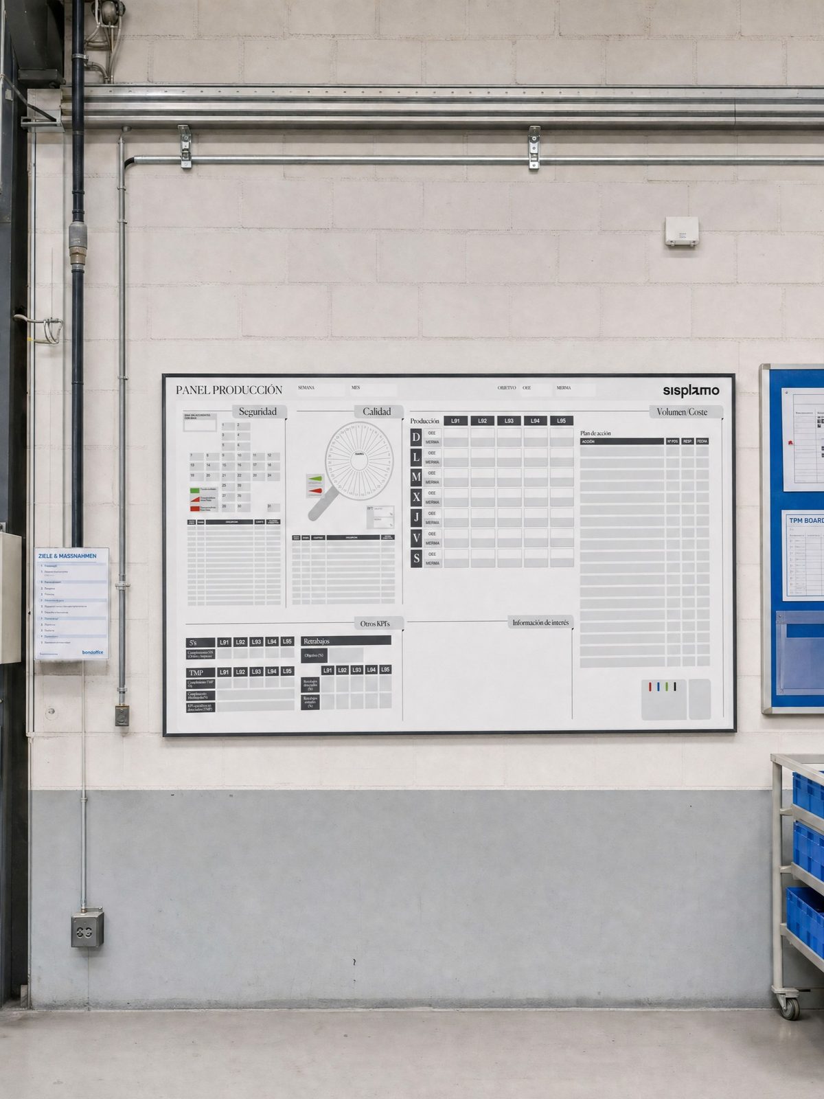Print Board — pizarra Sisplamo Barcelona